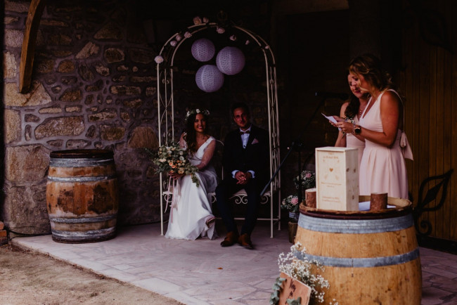 Mariage de C & J et Cérémonie laïque | Domaine de la Croix Rochefort